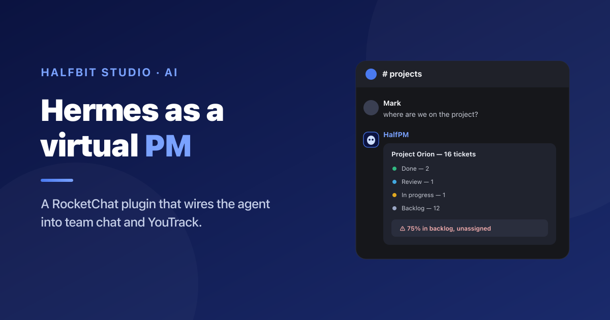 How We Built a RocketChat Plugin for Hermes and Turned It Into a Virtual Project Manager