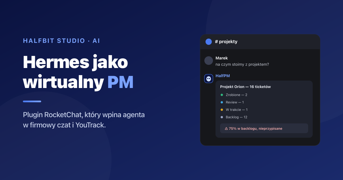 Jak napisaliśmy plugin RocketChat do Hermesa i zrobiliśmy z niego wirtualnego Project Managera